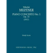 Piano Concerto No.1, Op.33: Study score