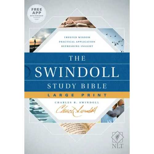The Swindoll Study Bible NLT, Large Print