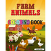Cute Farm Animals Coloring Book For Toddlers: Farm Life Coloring Book for Kids