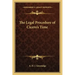 The Legal Procedure of Cicero's Time