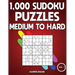 1,000 Sudoku Puzzles Medium to Hard: Big Sudoku Puzzle Book for Adults with Solutions (Vol. 1)