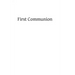 First Communion