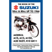 BOOK OF THE SUZUKI 50cc & 80cc UP TO 1966