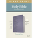 KJV Personal Size Giant Print Bible, Filament Enabled Edition (Leatherlike, Peony Lavender)