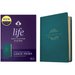 NKJV Life Application Study Bible, Third Edition, Large Print (Leatherlike, Teal Blue, Red Letter)