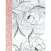Composition Notebook: Glitter and Floral Large Wide Rule Lines with Page Numbers