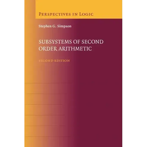 Subsystems of Second Order Arithmetic
