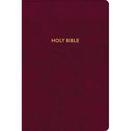KJV Rainbow Study Bible, Burgundy Leathertouch