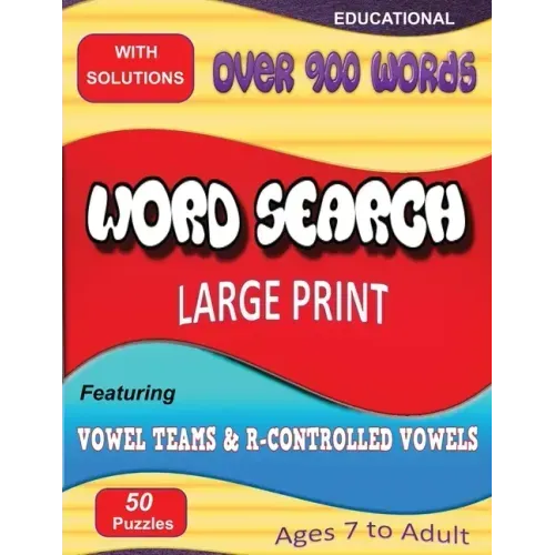 Word Search Featuring Vowel Teams & R-Controlled Vowels