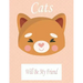 Cats Will Be My Friend: Animal Coloring book Great Gift for Kids Boys & Girls, Ages 4-8
