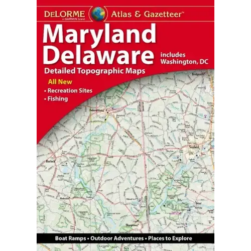 Delorme Atlas & Gazetteer: Maryland & Delaware