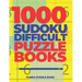 1000 Sudoku Difficult Puzzle Books: Logic Games For Adults - Mind Games Puzzle