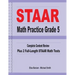 STAAR Math Practice Grade 5: Complete Content Review Plus 2 Full-length STAAR Math Tests