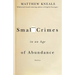 Small Crimes in an Age of Abundance