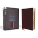 Nasb, Thinline Bible, Large Print, Bonded Leather, Burgundy, Red Letter Edition, 1995 Text, Thumb Indexed, Comfort Print