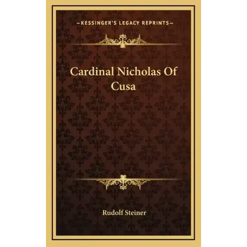 Cardinal Nicholas of Cusa