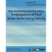 Mine Roof Bolting Machine Safety: Investigations of Roof Bolter Boom Swing Velocity