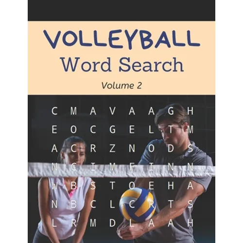 Volleyball Word Search (Volume 2): Trivia Puzzle Book for College Volleyball Fans and Players