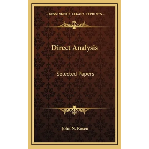 Direct Analysis: Selected Papers