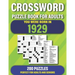 Crossword: You Were Born In 1929: Crossword Puzzles For Adults Specially For Senior Parents And Grandparents Who Were Born In 1929 To Enjoy Holiday