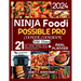 Ninja Foodi Possible Pro Cooker Cookbook: 21-day Mouthwatering healthy meals for slow cooking, sauteing, searing, baking and more for family-friendly