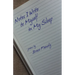 Notes I Write to Myself in My Sleep