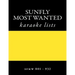 SUNFLY Most Wanted KARAOKE listings sfmw801 - sfmw932: discs sfmw801 - sfmw932