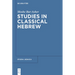 Studies in Classical Hebrew