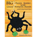 Big Fuzzy Spider with Green Pompom Hands