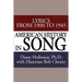 American History in Song: Lyrics from 1900 to 1945