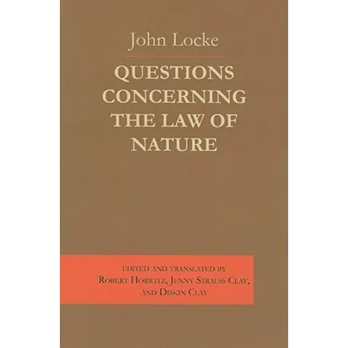 Questions Concerning the Law of Nature