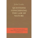 Questions Concerning the Law of Nature
