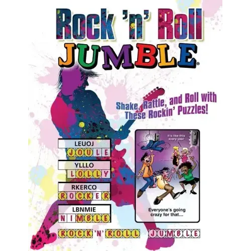 Rock 'n' Roll Jumble(r): Shake, Rattle, and Roll with These Rockin' Puzzles!