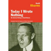 Today I Wrote Nothing: The Selected Writings of Daniil Kharms
