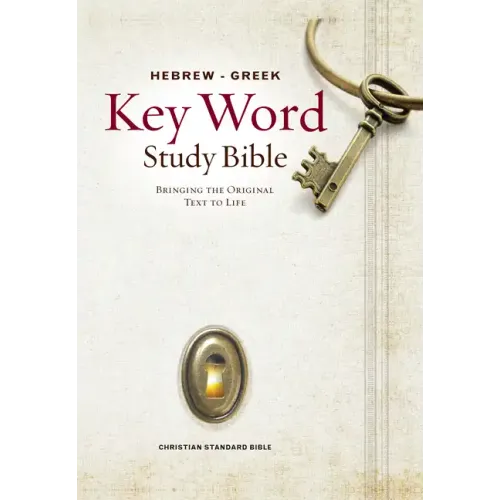 The Hebrew-Greek Key Word Study Bible: CSB Edition, Hardbound