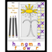 Fun Family Games for All Ages: Hangman Alternative Hang a Flower A pen and paper game book for kids & adults Simple fun easy for siblings parents eld