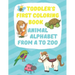 Toddler's First Coloring Book Animal Alphabet: Fun Simple Big Coloring Images for Small Hands A-Z Upper Case Lower Case