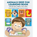 Animals Deep Fun Learning Book for Kids with Jumbo Flash Cards. Greek English Bilingual Visual Dictionary: My Childrens learn flashcards alphabet trac