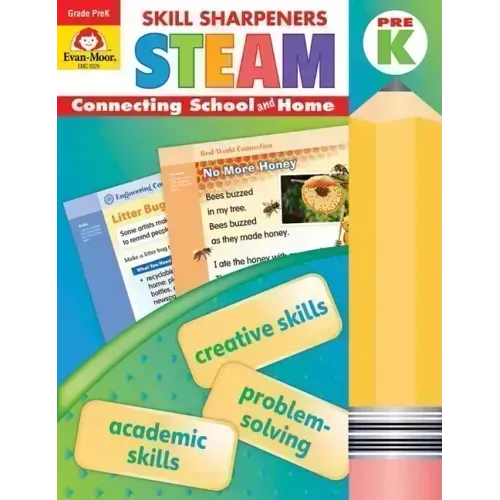 Skill Sharpeners: Steam, Prek Workbook