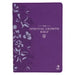 The Spiritual Growth Bible, Study Bible, NLT - New Living Translation Holy Bible, Faux Leather, Purple Debossed Floral