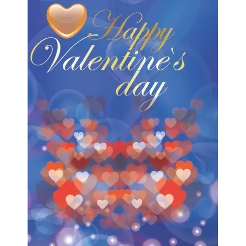 Happy Valentine's Day: Coloring Book for Adults A Fun Valentine's Day Coloring Book of Hearts