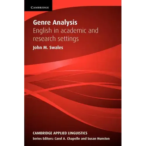 Genre Analysis: English in Academic and Research Settings