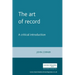 The Art of Record: A Critical Introduction