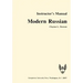 Modern Russian Instructor's Manual
