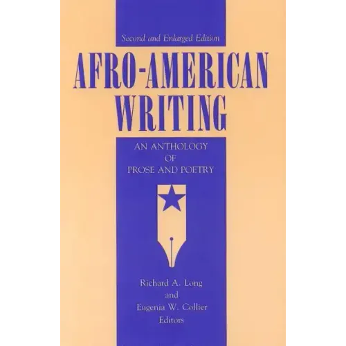 Afro-American Writing: An Anthology of Prose and Poetry