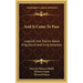 And It Came To Pass: Legends And Stories About King David And King Solomon