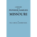 History of the Pioneer Families of Missouri