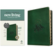 NLT Personal Size Giant Print Bible, Filament Enabled (Leatherlike, Evergreen Mountain, Indexed, Red Letter)