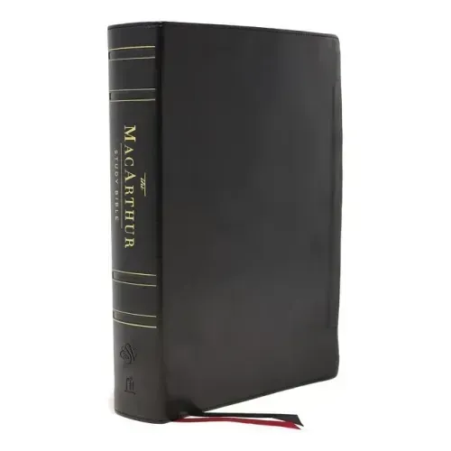 Esv, MacArthur Study Bible, 2nd Edition, Genuine Leather, Black: Unleashing God's Truth One Verse at a Time