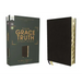 Nasb, the Grace and Truth Study Bible (Trustworthy and Practical Insights), Bonded Leather, Black, Red Letter, 1995 Text, Thumb Indexed, Comfort Print
